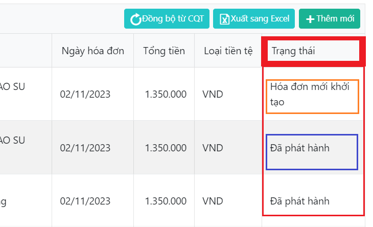 Hiển thị mục tin tức cho Trạng thái hóa đơn: Thông tin quan trọng nhất định phải quan tâm sau khi ký phát hành hóa đơn Hình ảnh cho mục tin tức Trạng thái hóa đơn: Thông tin quan trọng nhất định phải quan tâm sau khi ký phát hành hóa đơn